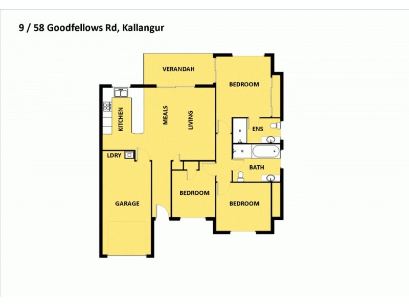 9/58-64 Goodfellows Road, Kallangur QLD 4503 Floorplan