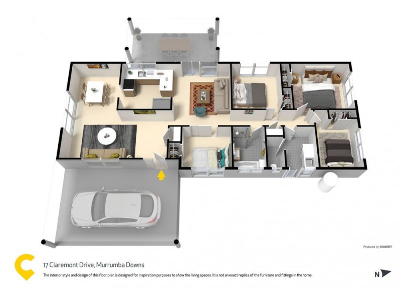 17 Claremont Drive, Murrumba Downs QLD 4503 Floorplan