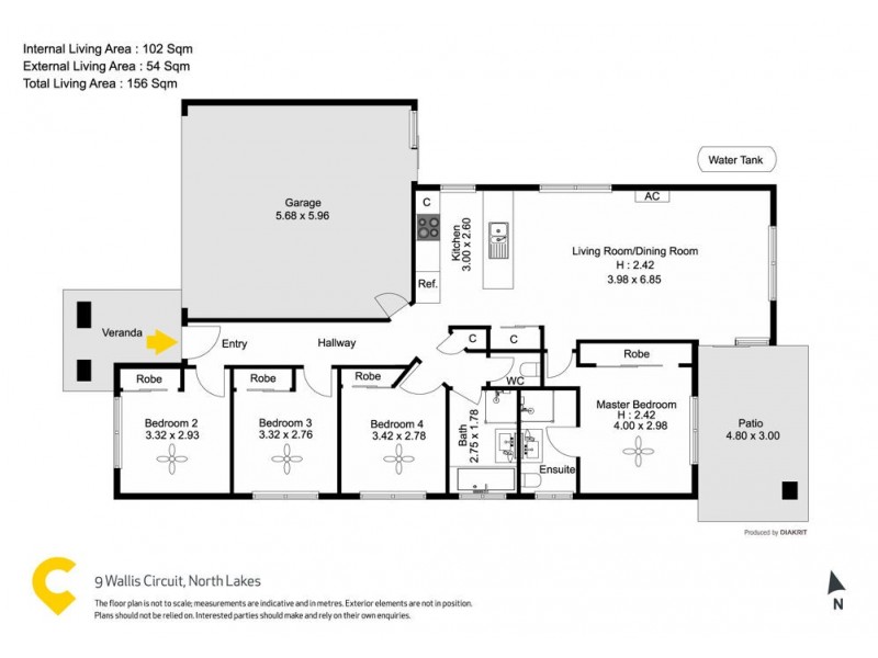 9 Wallis Circuit, North Lakes QLD 4509 Floorplan