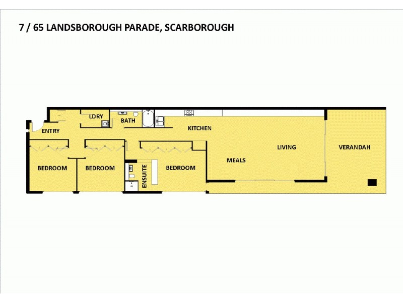 7/65 Landsborough Avenue, Scarborough QLD 4020 Floorplan
