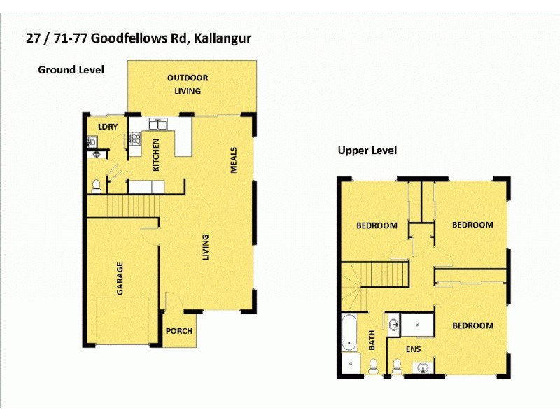 27/71-77 Goodfellows Road, Kallangur QLD 4503 Floorplan