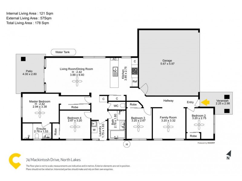 74 Mackintosh Drive, North Lakes QLD 4509 Floorplan