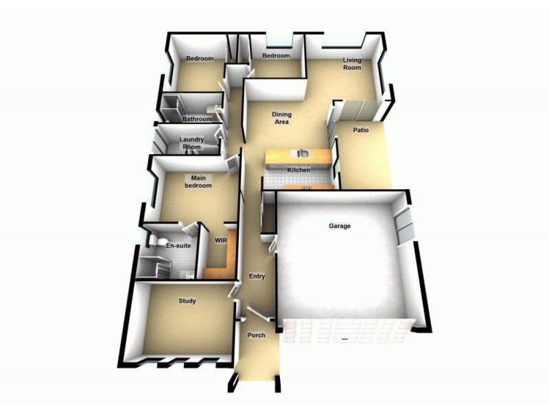 3 Gordon Crescent, Mango Hill QLD 4509 Floorplan
