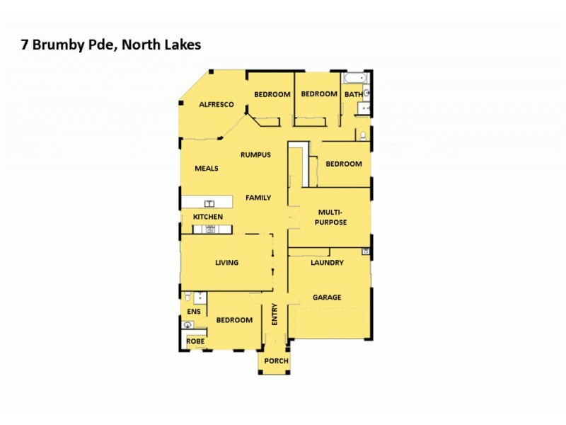 7 Brumby Parade, North Lakes QLD 4509 Floorplan