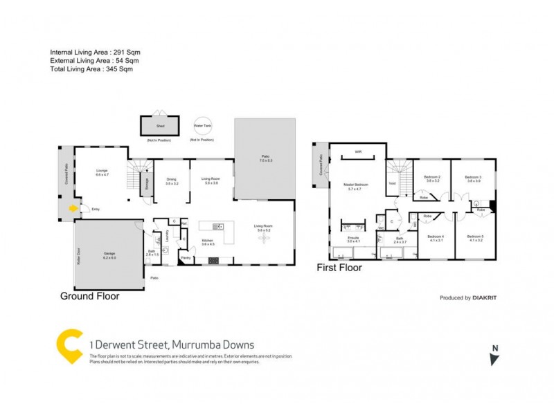 1 Derwent St, Murrumba Downs QLD 4503 Floorplan
