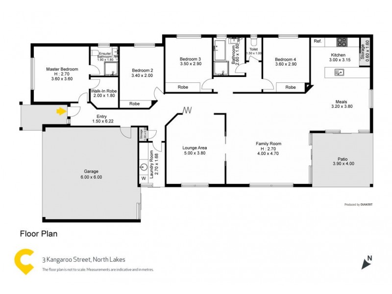 3 Kangaroo Street, North Lakes QLD 4509 Floorplan