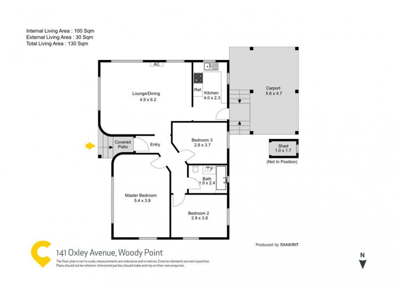 141 Oxley Avenue, Woody Point QLD 4019 Floorplan