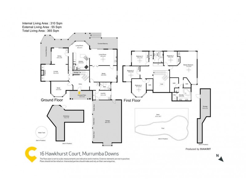 16 Hawkhurst Court, Murrumba Downs QLD 4503 Floorplan