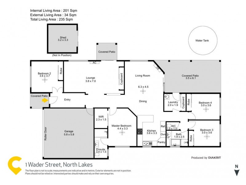 1 Wader Street, North Lakes QLD 4509 Floorplan