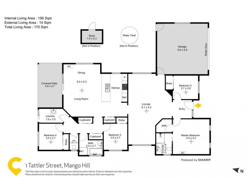 1 Tattler Street, Mango Hill QLD 4509 Floorplan