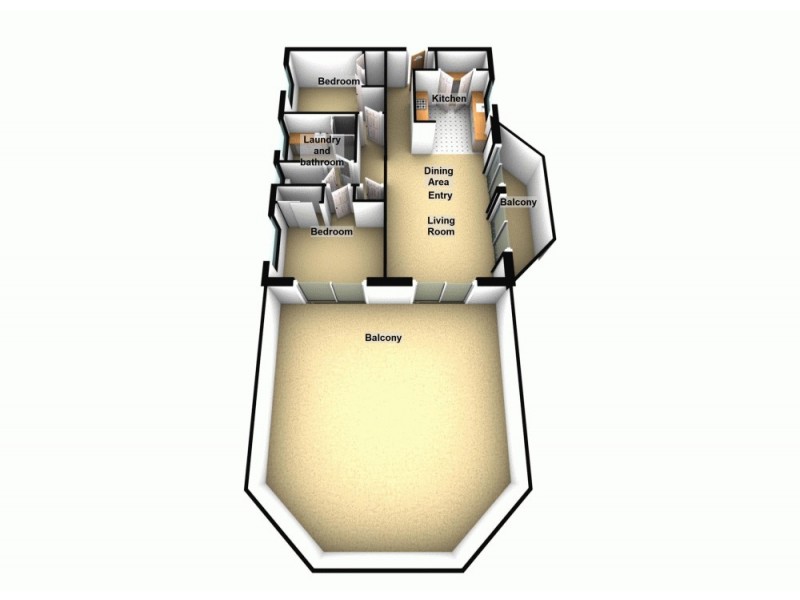4/59 Prince Edward Parade, Redcliffe QLD 4020 Floorplan