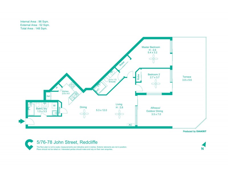 5/76-78 John St, Redcliffe QLD 4020 Floorplan