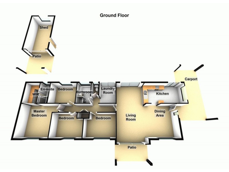 39 Rue Montaigne, Petrie QLD 4502 Floorplan