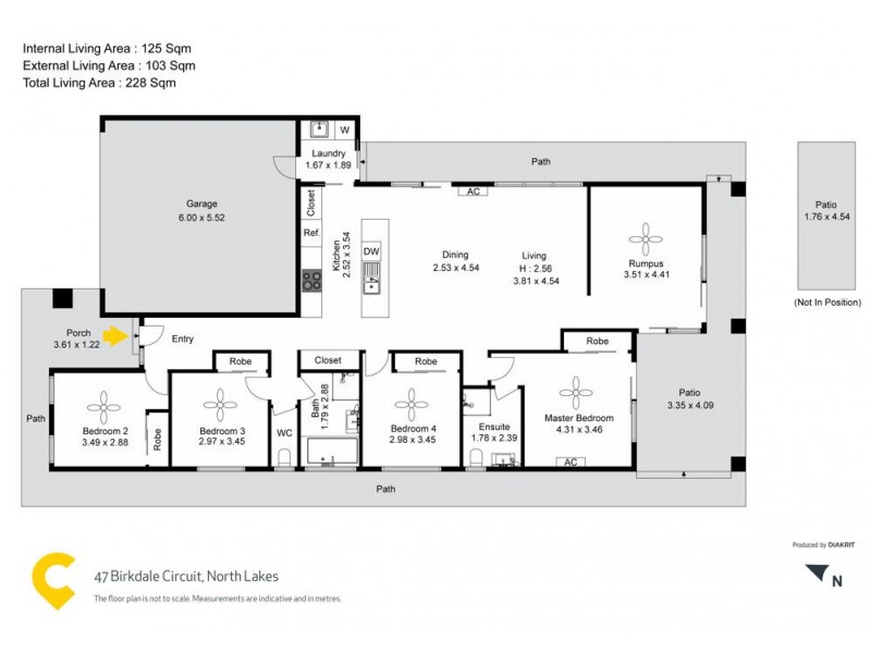47 Birkdale Circuit, North Lakes QLD 4509 Floorplan