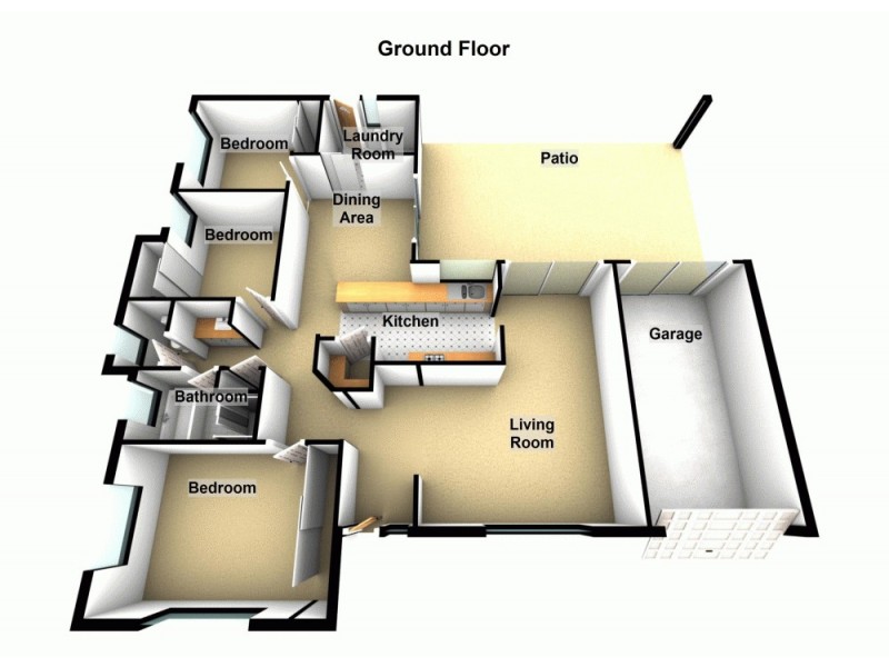 12 St Aidens Court, Kallangur QLD 4503 Floorplan