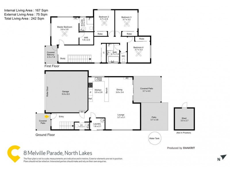 8 Melville Parade, North Lakes QLD 4509 Floorplan