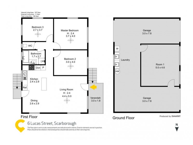6 Lucas Street, Scarborough QLD 4020 Floorplan