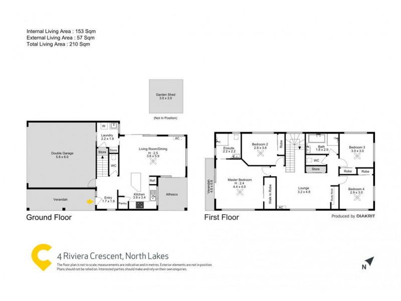 4 Riviera Crescent, North Lakes QLD 4509 Floorplan