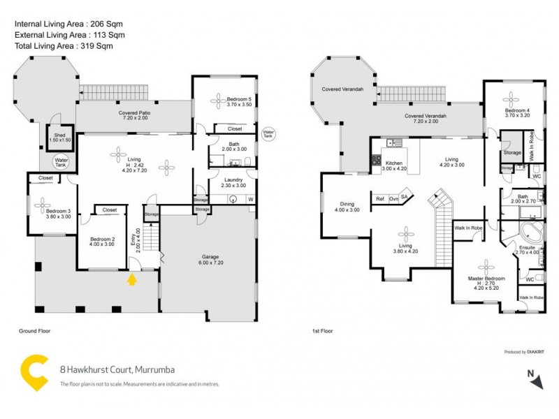 8 Hawkhurst Court, Murrumba Downs QLD 4503 Floorplan