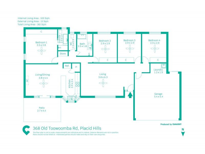 368 Old Toowoomba Road, Placid Hills QLD 4343 Floorplan