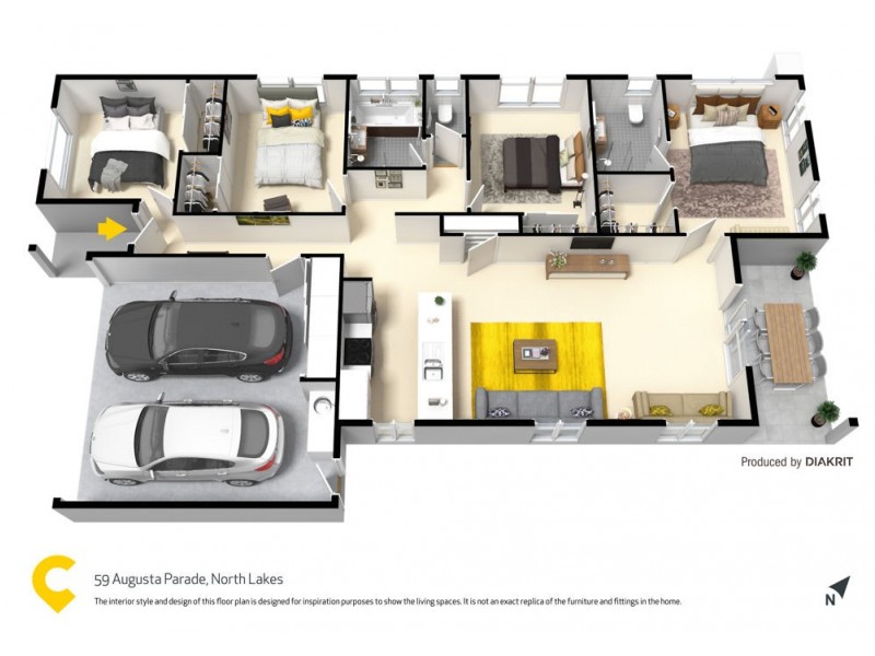 59 Augusta Parade, North Lakes QLD 4509 Floorplan