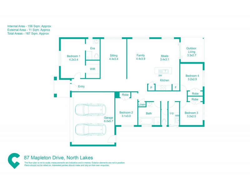 87 Mapleton Drive, North Lakes QLD 4509 Floorplan