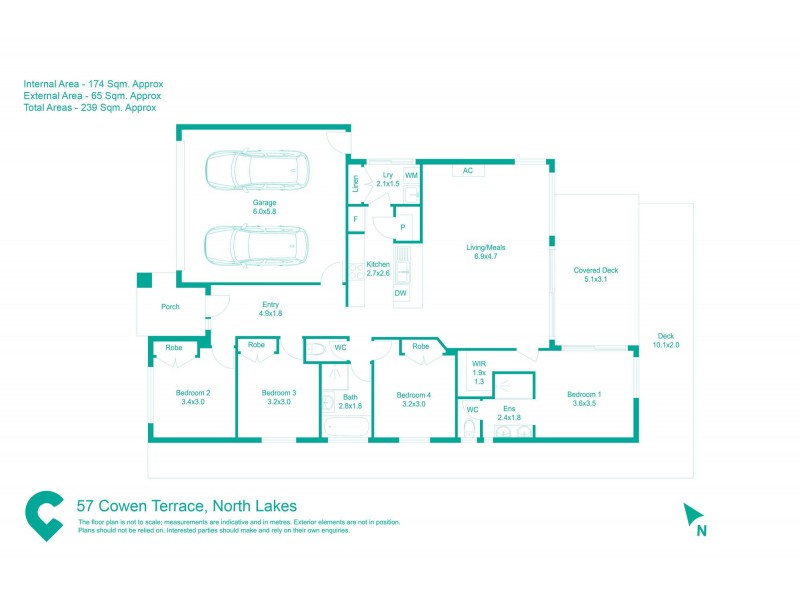 57 Cowen Terrace, North Lakes QLD 4509 Floorplan