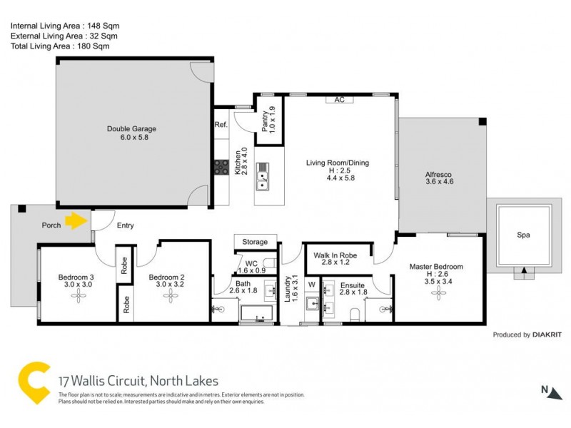 17 Wallis Circuit, North Lakes QLD 4509 Floorplan