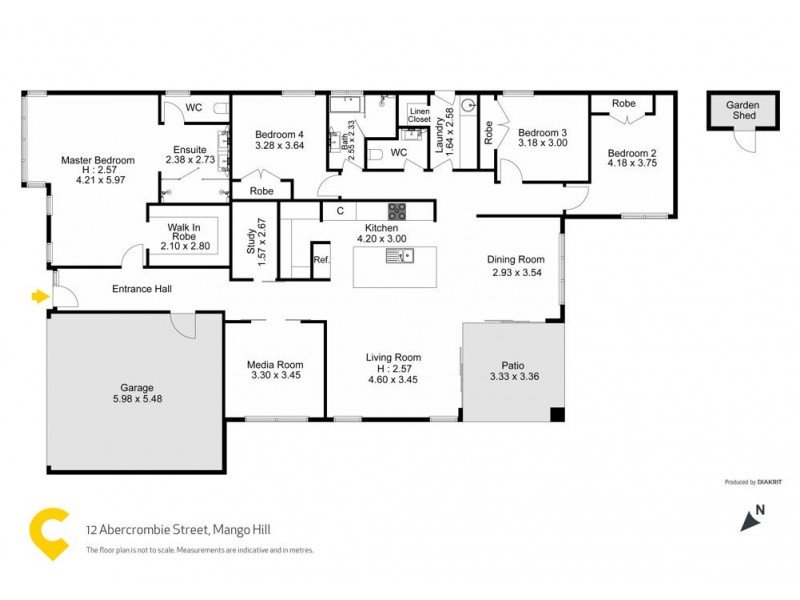 12 Abercrombie Street, Mango Hill QLD 4509 Floorplan