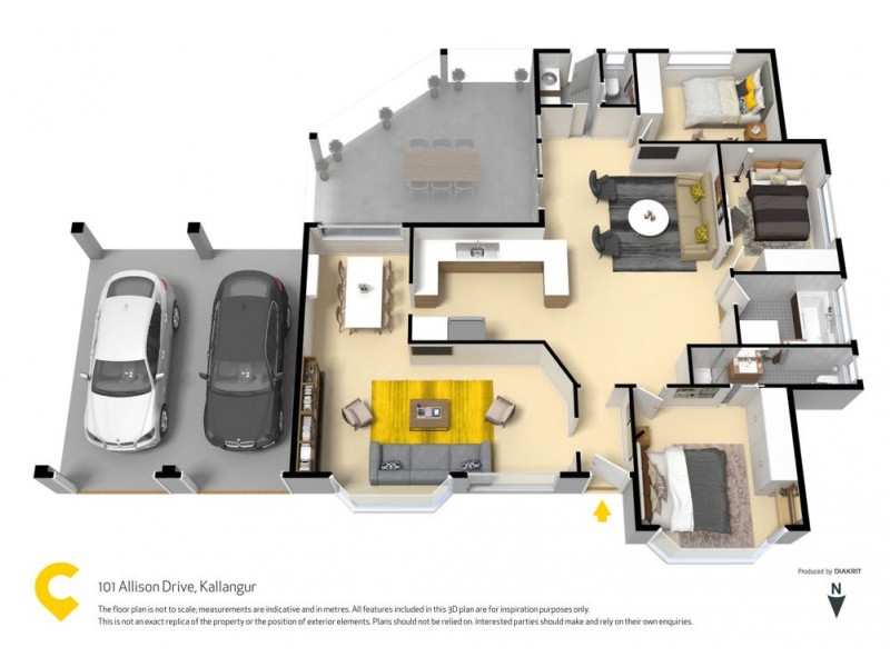 101 Allison Drive, Kallangur QLD 4503 Floorplan