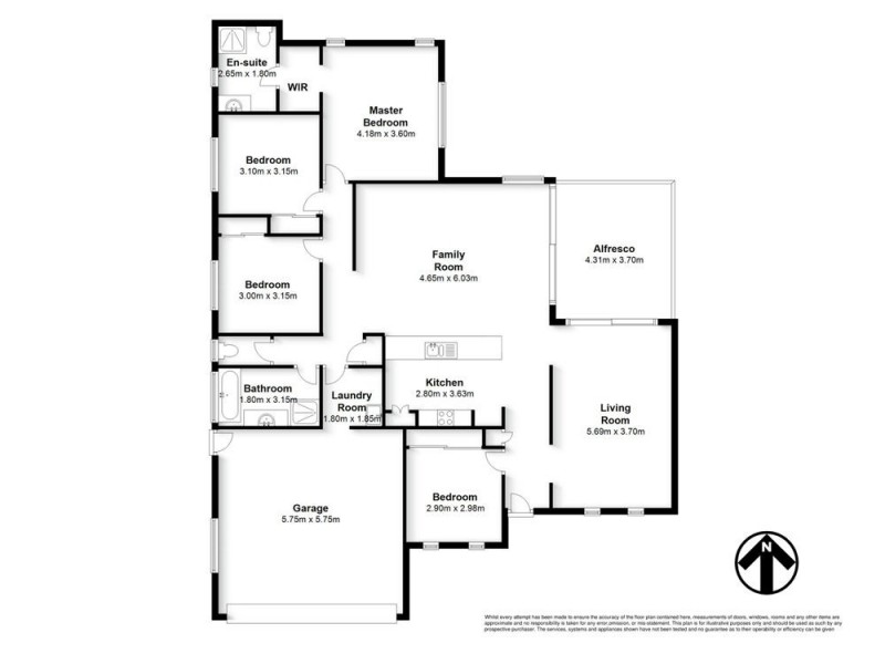 3 Anissa court, Bellmere QLD 4510 Floorplan