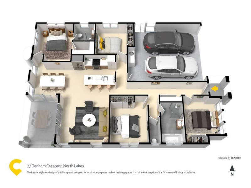 27 Denham Crescent, North Lakes QLD 4509 Floorplan