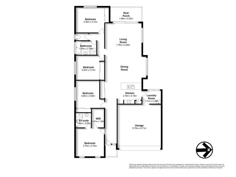 8 Feather Court, Morayfield QLD 4506 Floorplan