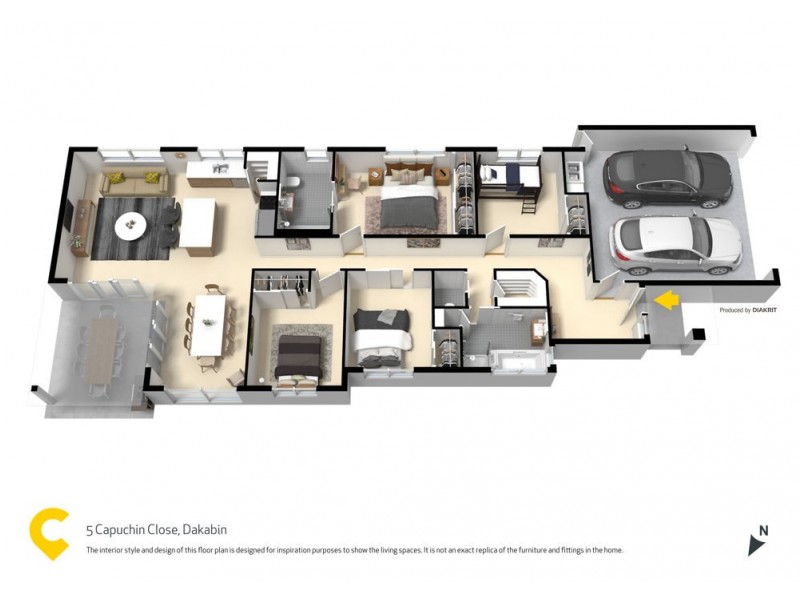5 Capuchin Close, Dakabin QLD 4503 Floorplan