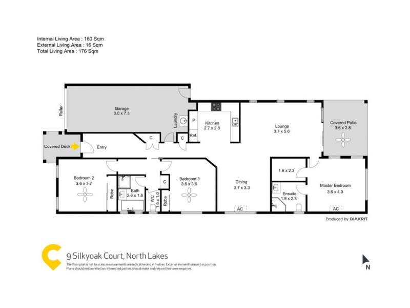 9 Silkyoak Court, North Lakes QLD 4509 Floorplan