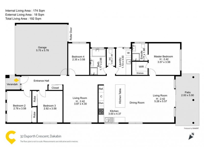 32 Duporth Crescent, Dakabin QLD 4503 Floorplan