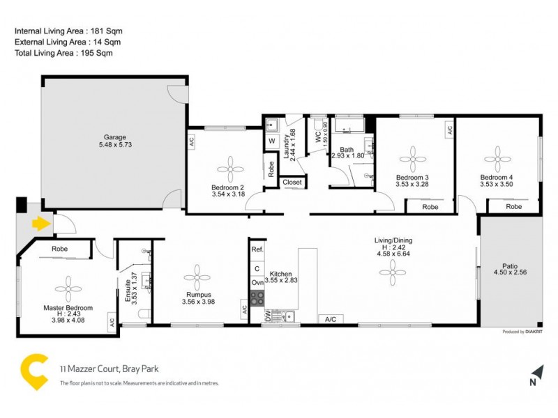 11 Mazzer Court, Bray Park QLD 4500 Floorplan