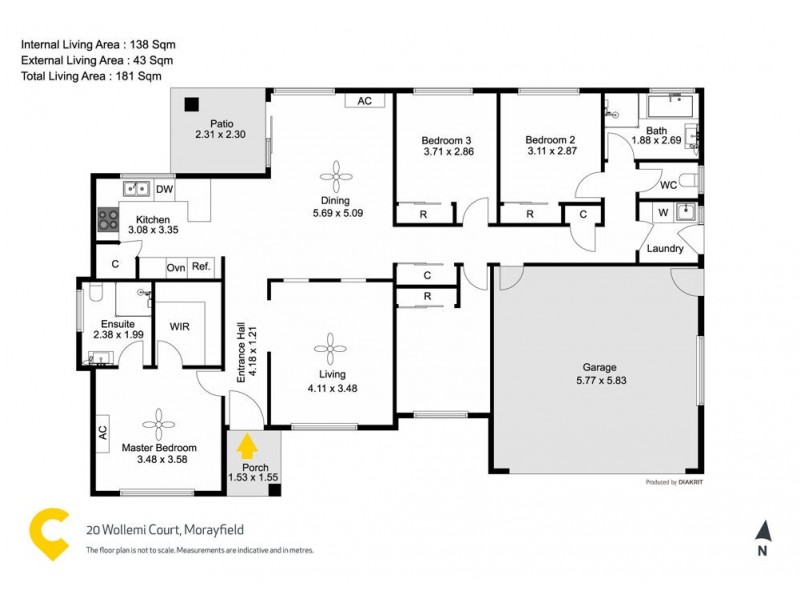 20 Wollemi Court, Morayfield QLD 4506 Floorplan