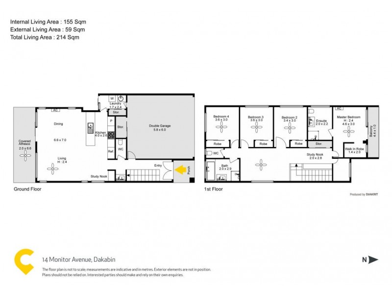 14 Monitor Ave, Dakabin QLD 4503 Floorplan
