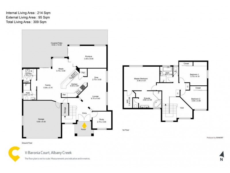 11 Boronia Court, Albany Creek QLD 4035 Floorplan