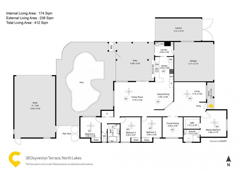 28 Duyvestyn Terrace, Murrumba Downs QLD 4503 Floorplan