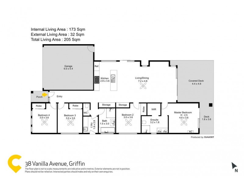 38 Vanilla Avenue, Griffin QLD 4503 Floorplan