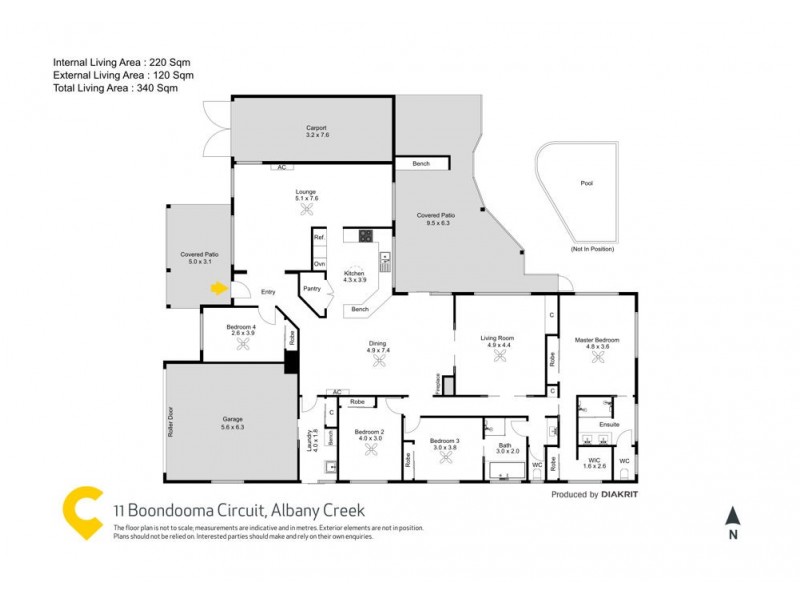 11 Boondooma Circuit, Albany Creek QLD 4035 Floorplan
