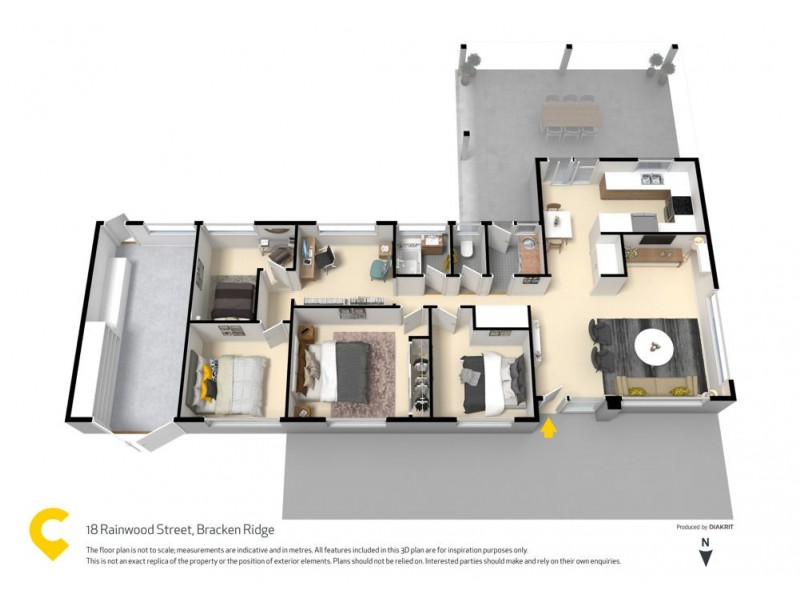 18 Rainwood Street, Bracken Ridge QLD 4017 Floorplan