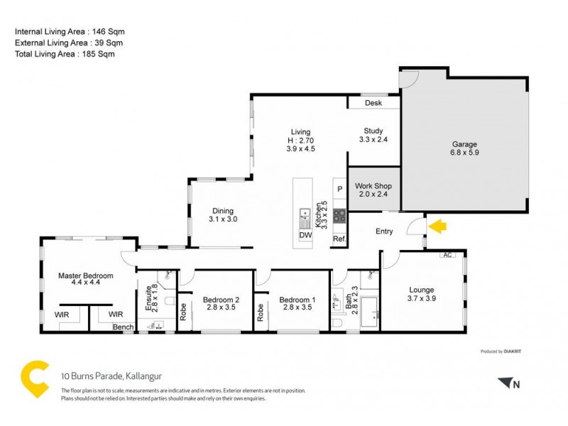 10 Burns Parade, Kallangur QLD 4503 Floorplan