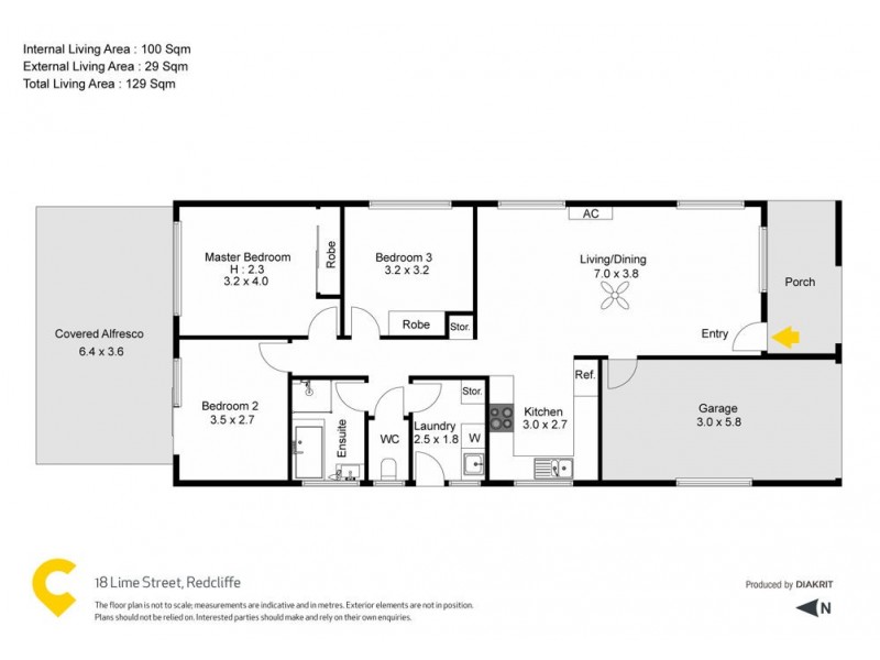 18 Lime Street, Redcliffe QLD 4020 Floorplan