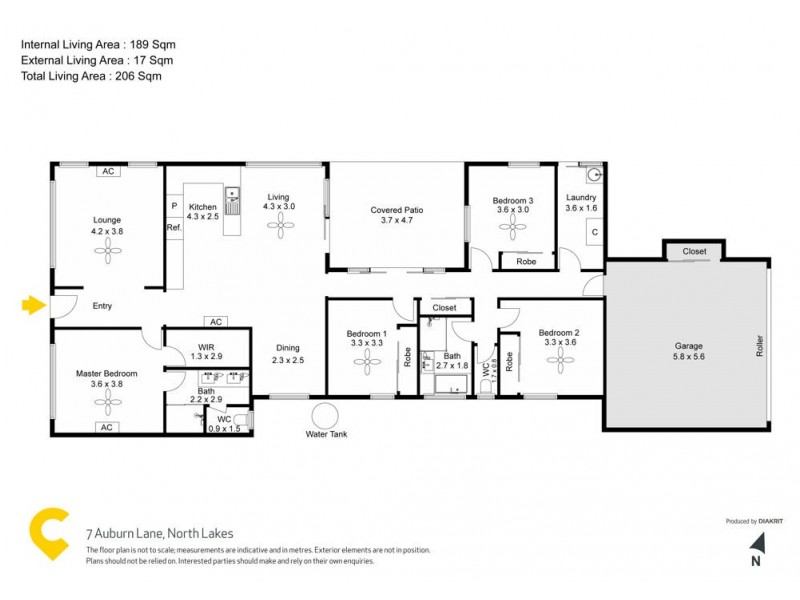 7 Auburn Lane, North Lakes QLD 4509 Floorplan