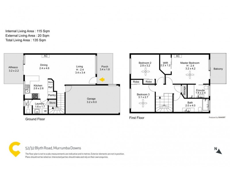 52/32 Blyth Road, Murrumba Downs QLD 4503 Floorplan