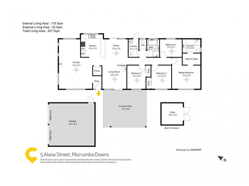 5 Alana Street, Murrumba Downs QLD 4503 Floorplan