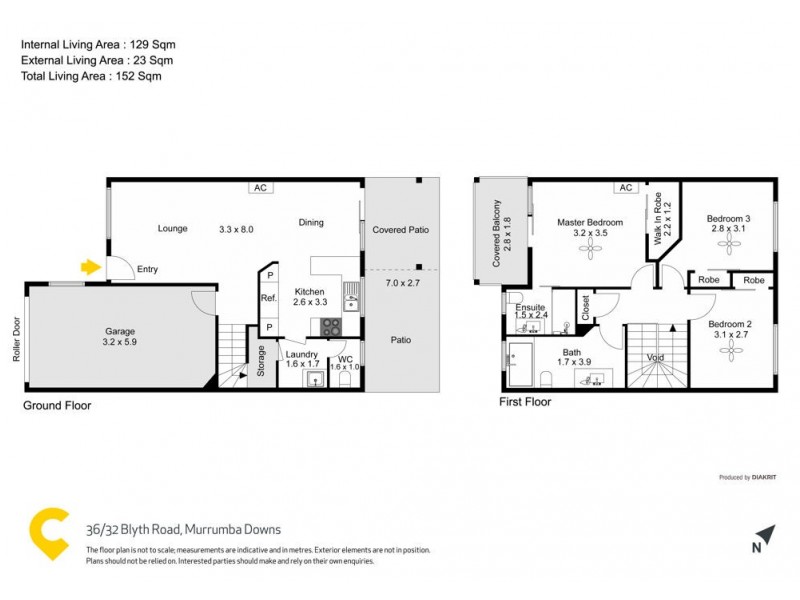 36/32 Blyth Road, Murrumba Downs QLD 4503 Floorplan